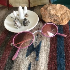 *MOVING SALE* Sparkle 90’s rose colored glasses